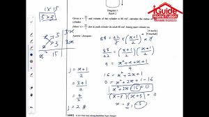 Modul amanjaya gemilang spm + skema jawapan (18 mata pelajaran). Iguide Home Tuition Trial Spm Selangor 2017 Matematik Kertas 2 Soalan 2 Facebook