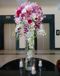 Pin By Marvin Ku Kinil On Centerpieces Flower Centerpieces Wedding Tall Wedding Centerpieces Purple Wedding Flowers Table