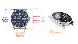 Seiko Prospex Diver Watch Cases Lug Size Dimensions