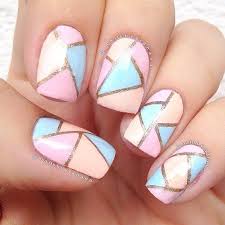 Trendy geometric nail design will be able to pleasantly surprise those who like classic french as well as those who like bold experiments in the field of nail art. 42 Most Beautiful Geometric Nail Art Design Ideas