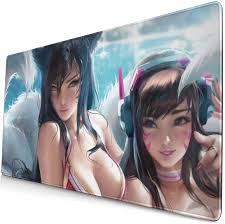 ) shipping time will be longer than normaldon' overwatch d.va gaming mouse se10976. Buy Large Gaming Mouse Pad Dva Ahri Girls Anime Mousepad With Non Slip Rubber Base Stitched Edges Waterproof Laptop Desk Pad Computer Keyboard And Mouse Combo Pads Mouse Mat 23 6x11 8x0 12 Inch Online In Vietnam