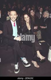 Spanish model Astrid Munoz and her boyfriend Dan McMullan attend  Jean-Charles de Castelbajac's Ready-to-Wear Fall-Winter 2006-2007  collection presentation, held at 'Le Musee De l'Homme' in Paris, France,