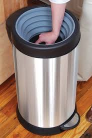 Slim fitting they can fit easily into any kitchen design. Smush Can Self Powered Trash Compactor