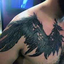 Top 101 Best Wing Tattoo Ideas 2021 Inspiration Guide Chest Tattoos For Women Wings Tattoo Black Chest Tattoo