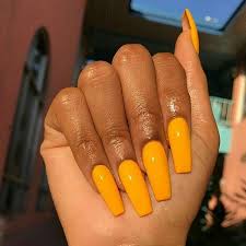 There is no such design that couldn't be pulled off with this shape. Acrylic Cute Nails Ideas Coffin Novocom Top