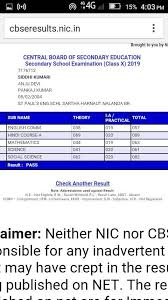 Reading 20 marks section b: Cbse Class 10 Results 2019 St Teresa English School Chandi Facebook