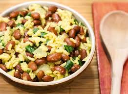 Quick Jamaican Red Beans And Rice Recipe Rice And Beans Recipe Vegetarian Bean Recipes Rice And Beans Recipe Vegetarian