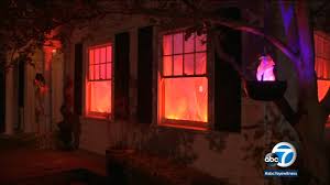 Guide to halloween in los angeles: Halloween Decor S Realism At Riverside Home Prompts Multiple Calls Requesting Fire Department Response Abc7 Los Angeles