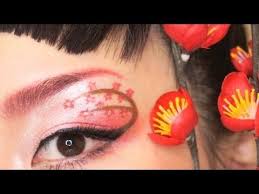 japanese new years makeup ume blossom 梅 youtube new year s makeup japanese new year makeup videos