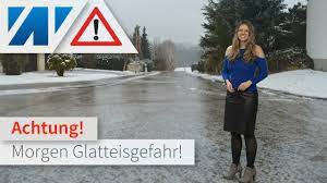 Der deutsche wetterdienst hat in duisburg vor glatteis auf den straßen gewarnt. Achtung Unwetterwarnung Glatteis Strassen Verwandeln Sich In Eisbahnen Dann Kommt Fruhlingsluft Youtube