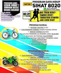 Ini bukan sahaja meningkatkan penampilan anda tetapi juga mempunyai kesan positif terhadap pencegahan penyakit kronik. Program Gaya Hidup Sihat 8020 Home