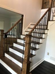 You can top chrome balusters with a shiny pairing metal balusters with a wooden handrail is a classic combination that can be designed to work with any interior style. Homepage Stair Solution