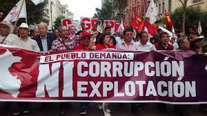 Последние твиты от cgtp peru (@cgt_peru). Thousands Of Workers In Peru Mobilize Against Vizacarra S Labor Reform Peoples Dispatch