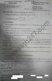 Maybe you would like to learn more about one of these? Ä'ap An Ä'á» Thi Vao Lá»›p 10 Tá»‰nh Khanh Hoa Mon Toan 2021