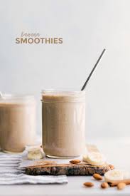 A refreshing smoothie made with homemade almond milk and fresh frozen banana, another way to enjoy the goodness of almond milk! Banana Smoothie 5 Ingredients Chelsea S Messy Apron