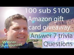 We're about to find out if you know all about greek gods, green eggs and ham, and zach galifianakis. 100 Sub 100 Amazon Gift Card 1st To Answer 7 Easy Trivia Questions Youtube