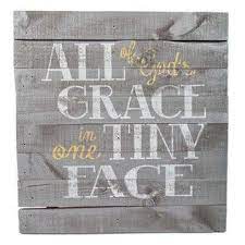 All God S Grace Wood Sign Shop Hobby Lobby Baby Girls Nursery Grey Baby Shower Yellow Nursery Decor
