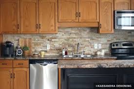 The kitchen backsplash selection is often left to the very end of a remodel. Painting Kitchen Cabinets Before After