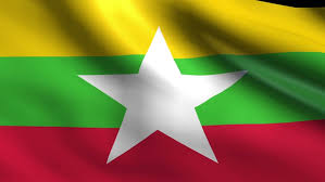 Schlüsselanhänger birma myanmar anhänger fahne flagge. Shutterstock
