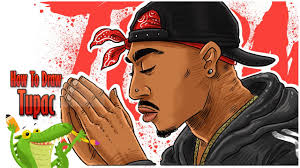 Digital inking by juanitoox drawing ideas in 2019. How To Draw 2pac Easy Youtube