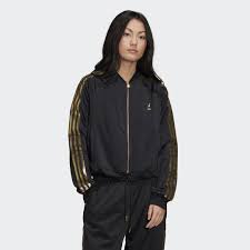 Black And Gold Adidas Track Jacket Sst Track Jacket 2 0 Sst Track Jacket 2 0 Black Womens In 2020 Black Adidas Adidas Originals Superstar Adidas Track Jacket