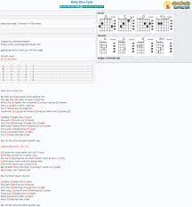 Chord Baby Blue Eyes A Rocket To The Moon Tab Song Lyric Sheet Guitar Ukulele Chords Vip