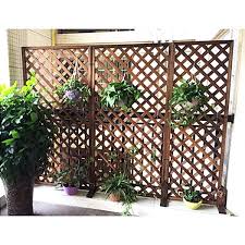 3ft X 6ft Wood Trellis Lattice Screen Privacy Fence 3pcset Overstock 33020378