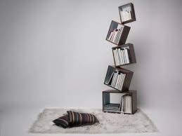 This beautiful grey and white modern bedroom scheme utilizes. Beautiful Bookshelves Design My Decorative