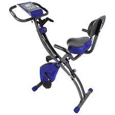 Echelon Flex Ultra Upright Folding Bike - Blue Best Buy Canada Folding Bike Exercise Bikes Bike