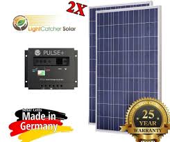 200 Watt 200w Solar Panel Kit Solar Controller 12 24v Volt Rv Boat Off Grid Ebay Solar Kit Solar Panel Kits Solar Panel Installation
