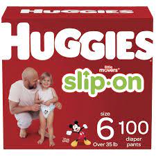 Mvp price save $1.50 with mvp card. Huggies Little Movers Slip On Diaper Pants Size 6 100 Ct Walmart Com