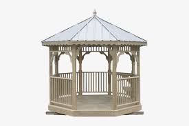 Choose from contactless same day delivery, drive up and more. 10 X10 Deluxe Wood Gazebo Metal Roof Octagon Gazebo Png Image Transparent Png Free Download On Seekpng