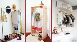 Peu d'espace dans le placard de. Rangement Diy 15 Penderies Stylees A Faire Soi Meme