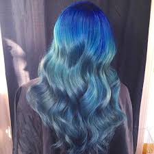For the ombre/balayage technique, it's recommended to do some styling like a wave or curl to increase the movement and. 15 Statuesque Navy Blue Hair Color Ideas Hairstylecamp