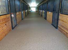 Recycled rubber flooring for applications where comfort, durability and sound deadening are important. Polylast Horse Flooring Horse Trailer Flooring Wash Rack Flooring