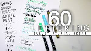 The analog method for the digital age. 60 Hand Lettering Ideas For Your 2021 Bullet Journal Headers Banners Youtube