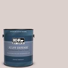 Enrich your home with color and get expertly coordinated colors with behr paint stain. Behr Ultra 1 Gal N130 1 Pearls And Lace Extra Durable Satin Enamel Interior Paint Primer 775001 The Home Depot