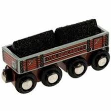 Bigjigs Wooden Railway Big Coal Wagon 4 99 Wooden Toy Train Wooden Train Wooden Wagon