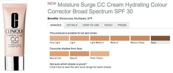 Clinique Superbalanced Makeup Color Chart