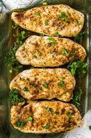 The chicken is so moist and flavorful. Chicken Breast Recipe Tender Juicy Simple Oven Recipe