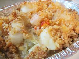 Then mix ingredients together in casserole dish with shredded mozzarella and half and half. Quick Eats Baked Seafood Casserole Legally Redhead