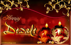 Wishing you and your family a happy diwali. Happy Diwali Twinkling Glitter Ecard