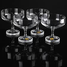 4 Rosenthal Sektschalen Sektglaser Variation Design Tapio Wirkkala Sherbet Glas Coupe Glass Glass Glassware