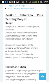 Buatlah Puisi Tentang Peristiwa Alam 2 Bait Brainly Co Id