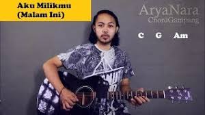 G bila nanti kau milikku c bila nanti aku milikmu g c mencintaimu ku rasakan begitu indah g c kasih. Chord Gampang Aku Milikmu Malam Ini Iwan Fals By Arya Nara Tutorial Gitar Untuk Pemula Youtube