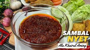 3 sdm tepung sajiku 3. Sambal Nyet Berapi Ala Khairul Aming Youtube