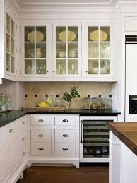 Bhg.com #18 frame less glass kitchen cabinet. Modern White Kitchen Cabinets With Glass Doors Novocom Top