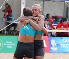 Whether its volleyball on the beach or surfing the shore, sport venus swim shorts on your next beach day. Women S Beach Volley Into Semis Solomon Star News