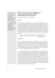 As a result of this, case studies varies in the published Pdf The Case For Case Studies In Management Research
