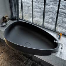 Freistehende badewannen sind das highlight in jedem bad. Design Badewanne Gs Block Schwarz Optirelax Blog